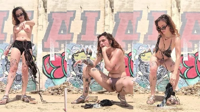 Malafalda Pukes On An Abandoned Factory